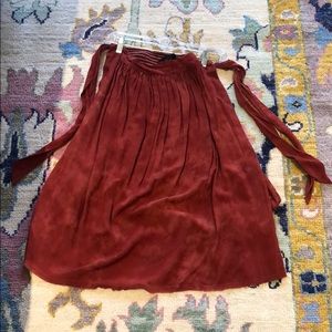 Blue Life Red/Orange tie dye dress